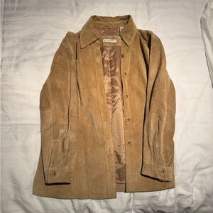 Valerie Stevens Light Brown Suede Jacket
